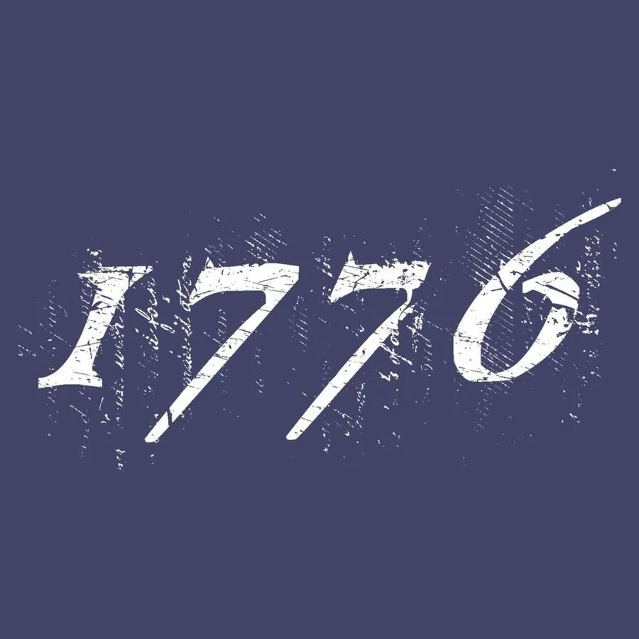 1776 Flag T-Shirt - Future Dusk