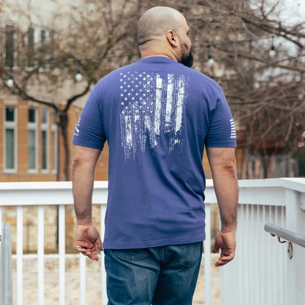 1776 Flag T-Shirt - Future Dusk