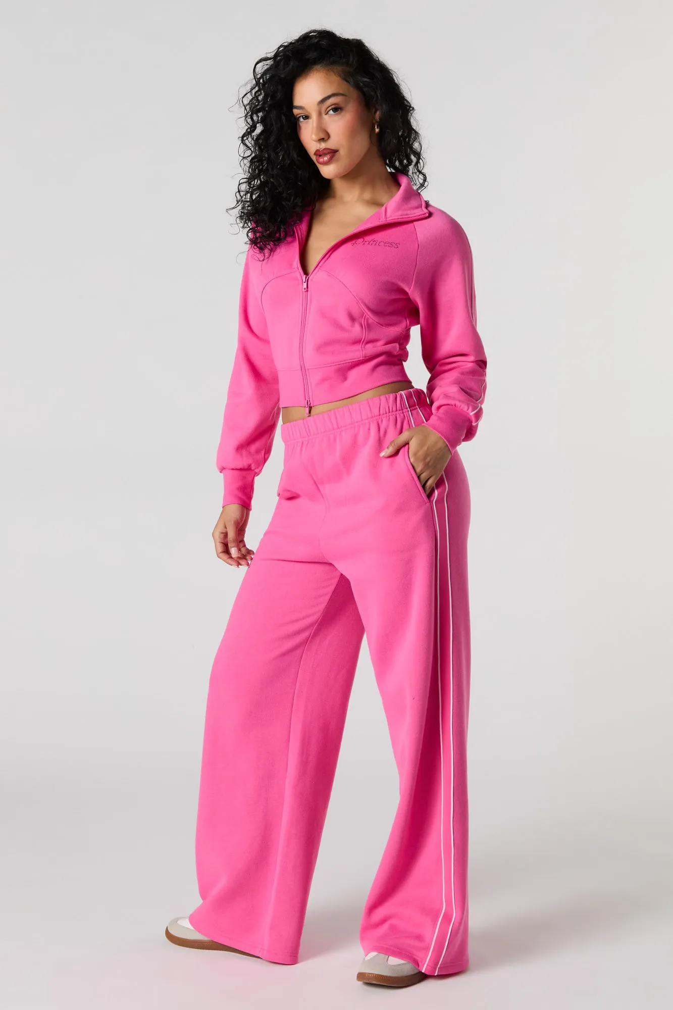 Active Fleece Wide Leg Sweatpant