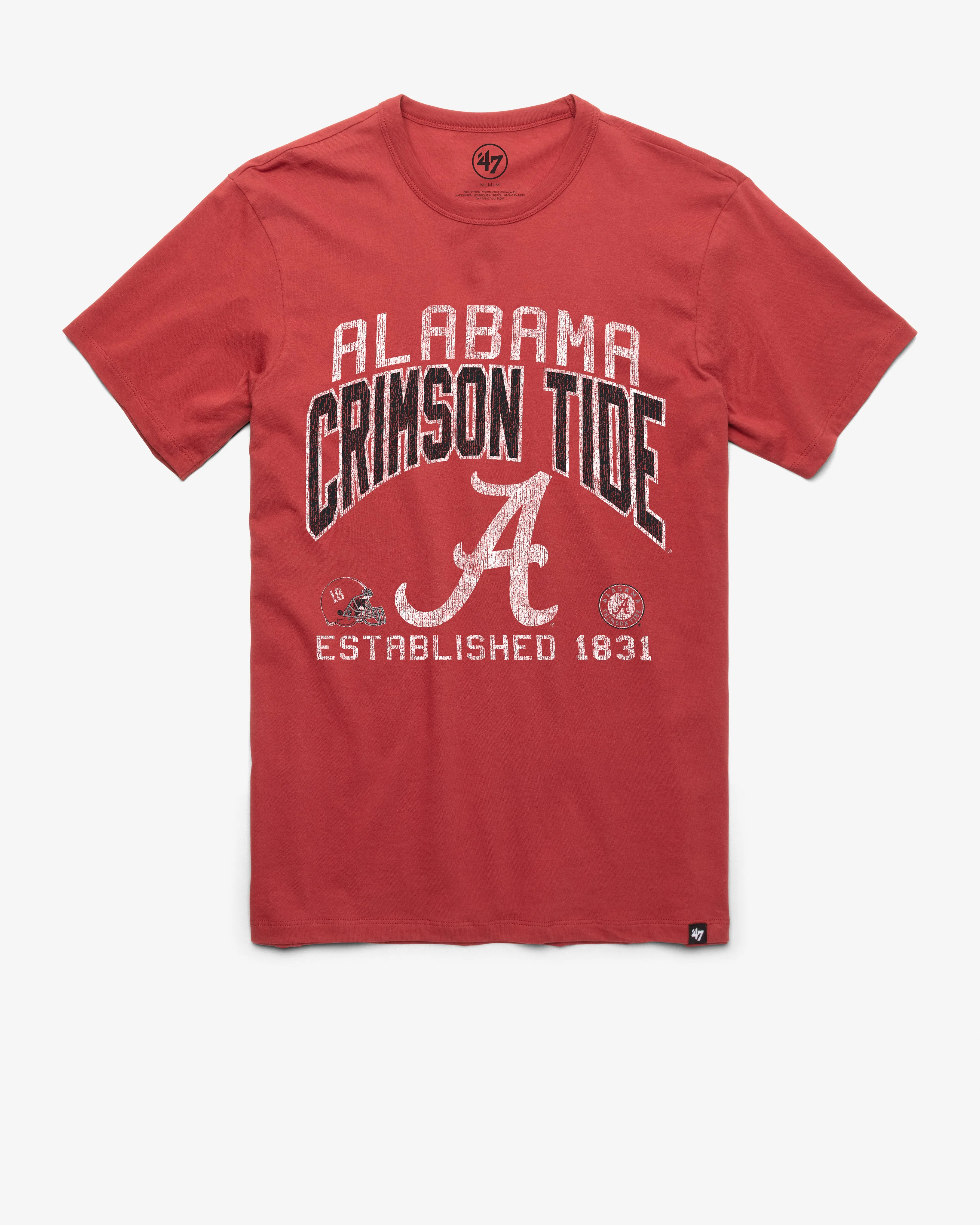 ALABAMA CRIMSON TIDE TURNED UP '47 FRANKLIN TEE