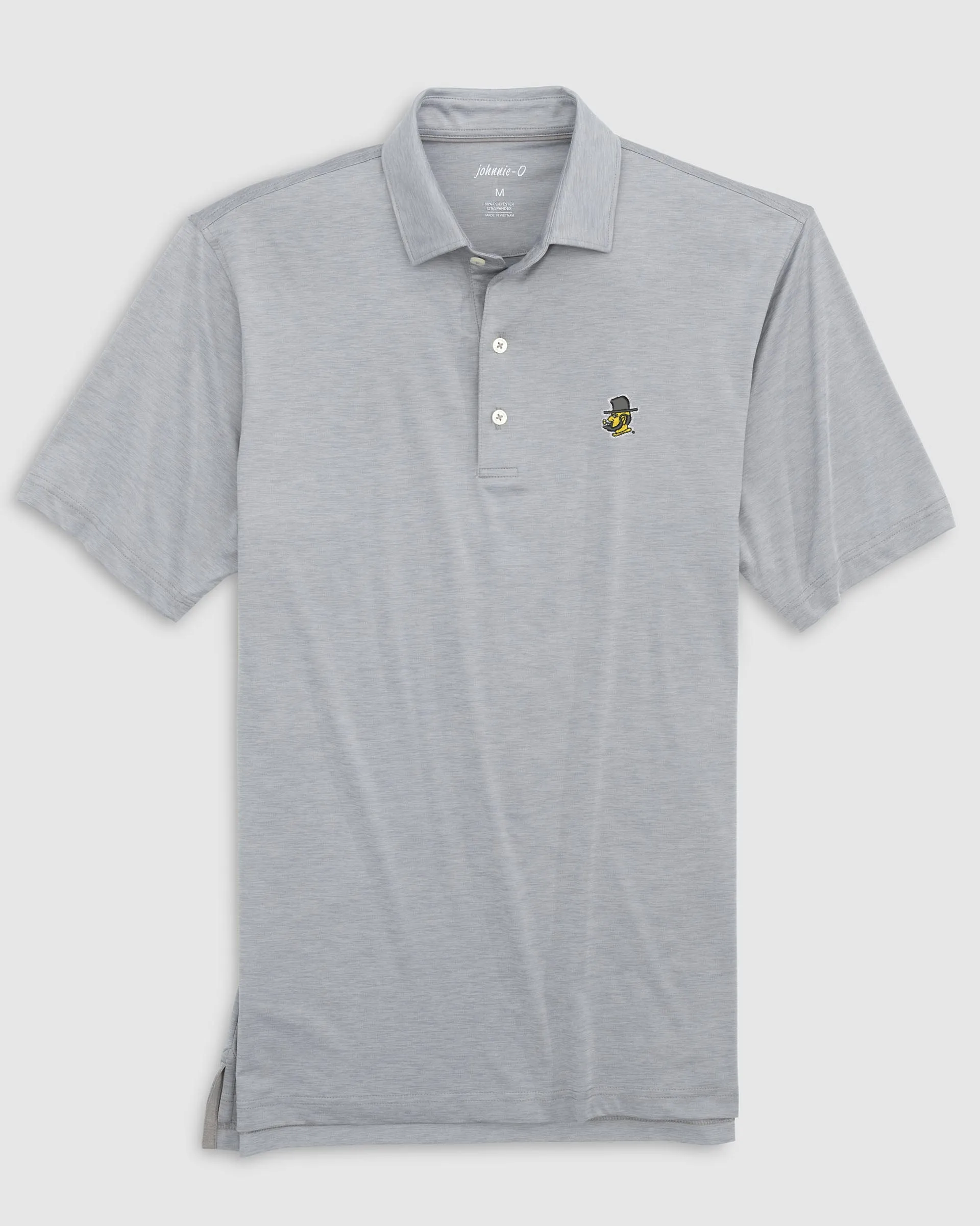 App State Huronn Featherweight Performance Polo - Yosef Logo