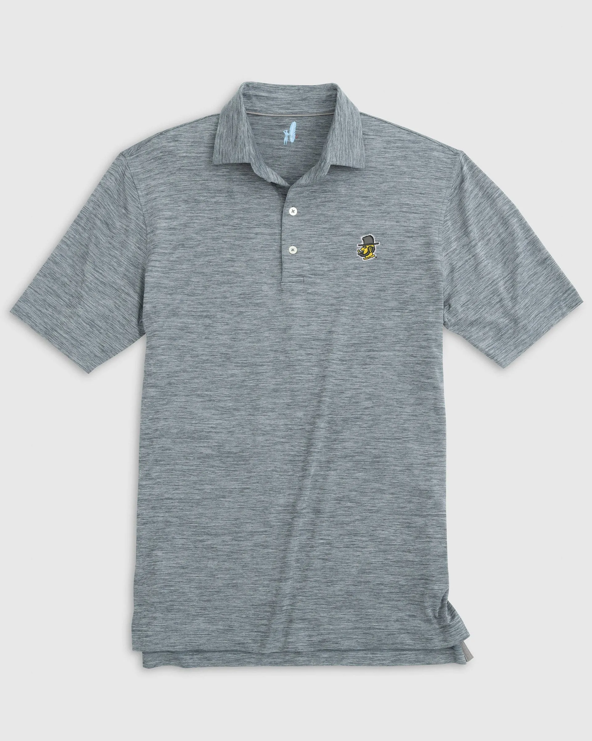 App State Huronn Featherweight Performance Polo - Yosef Logo