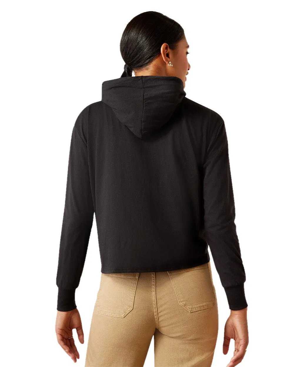 Ariat Womens Heels Down Hoodie T-Shirt