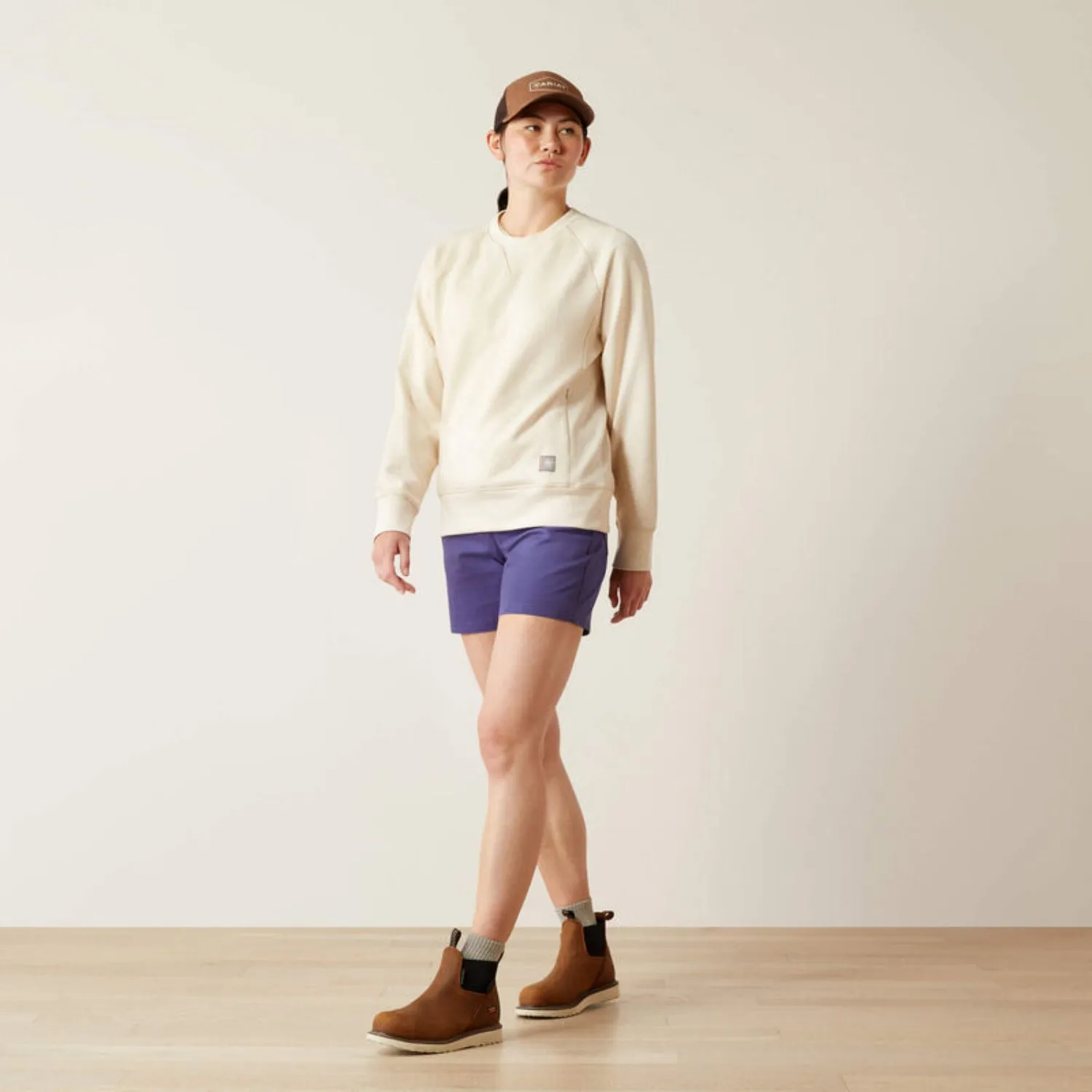Ariat Women's Rebar Workman Washed Fleece Sweatshirt