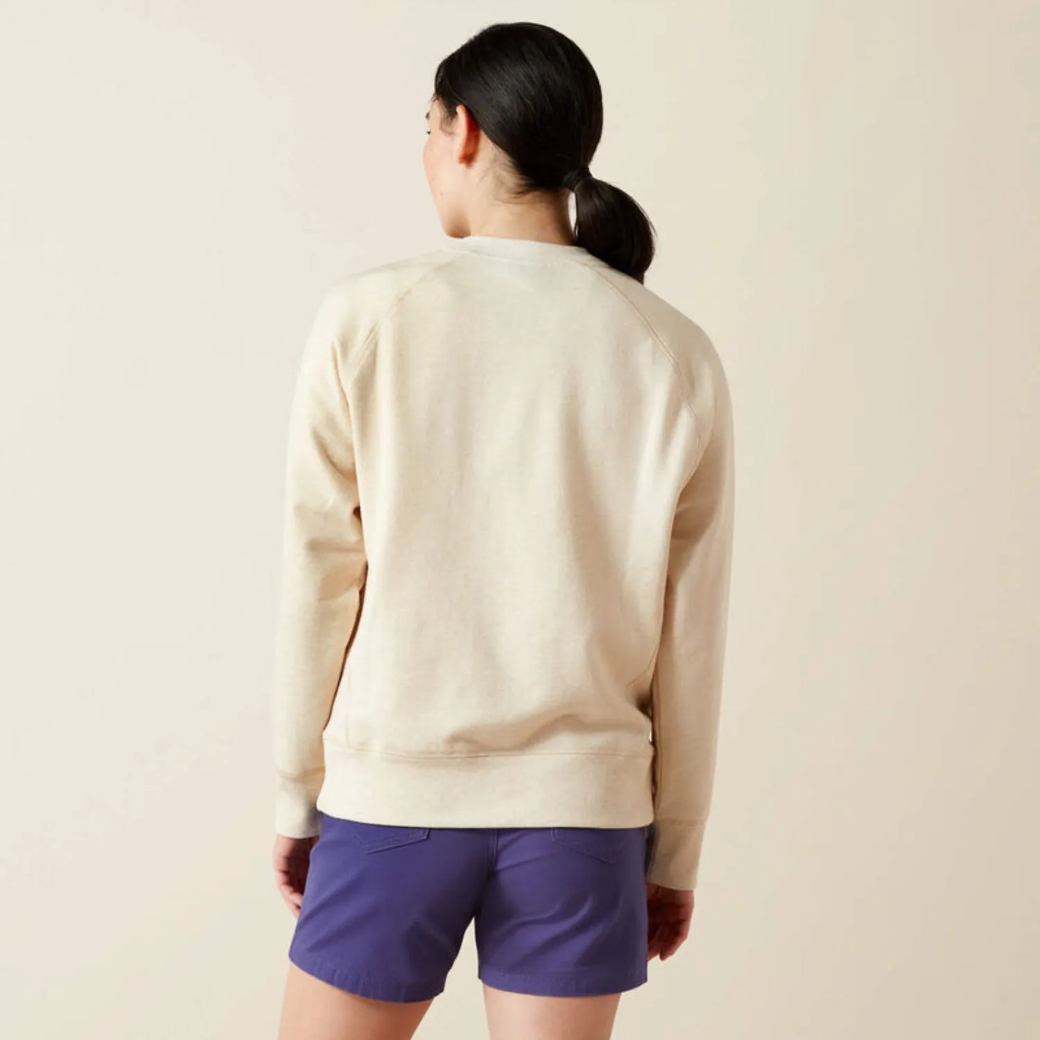 Ariat Women's Rebar Workman Washed Fleece Sweatshirt