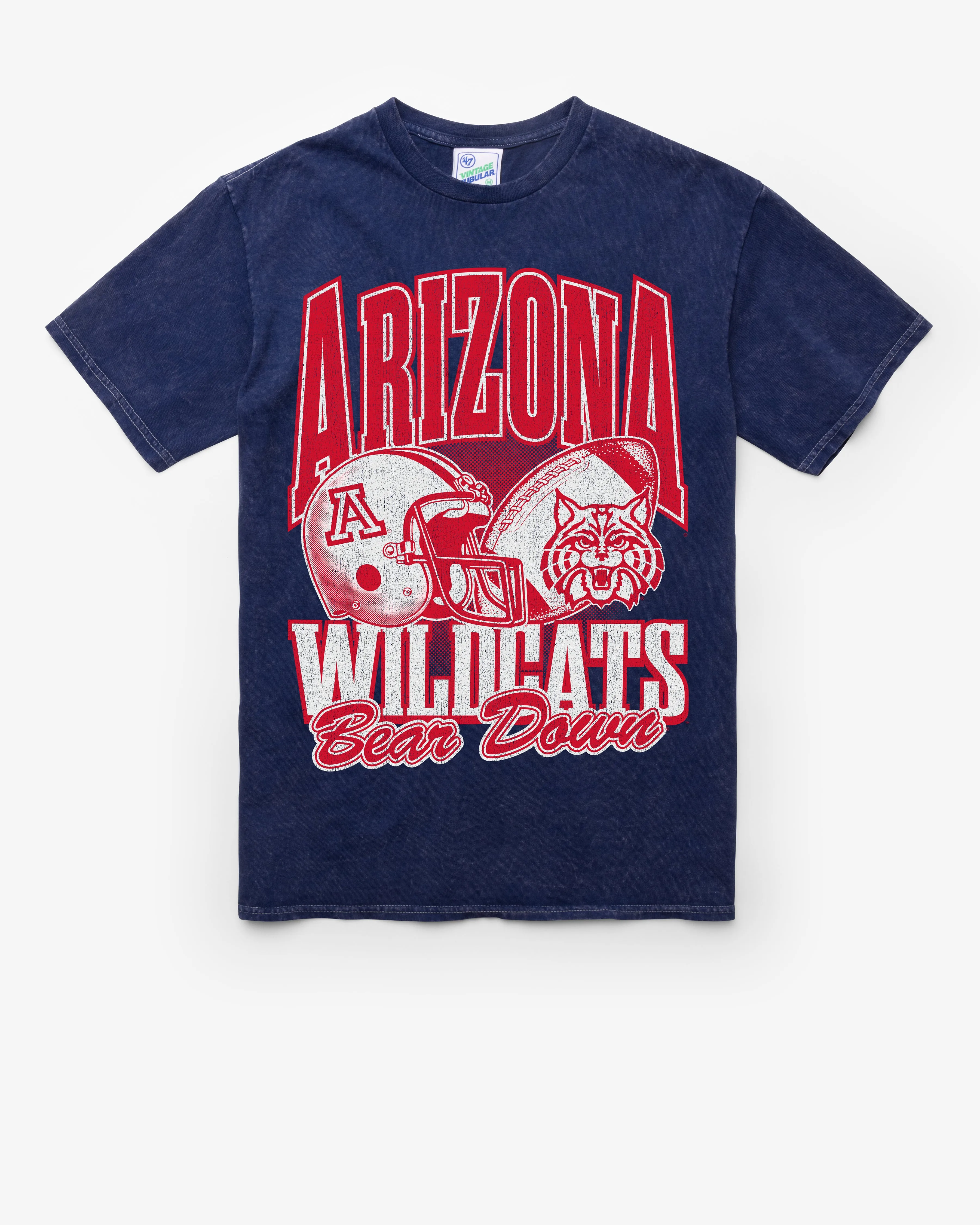ARIZONA WILDCATS MONOCHROME VINTAGE '47 TUBULAR TEE