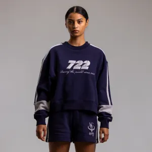 Athletic Extra Crew Womens NAVY/GREY MARLE