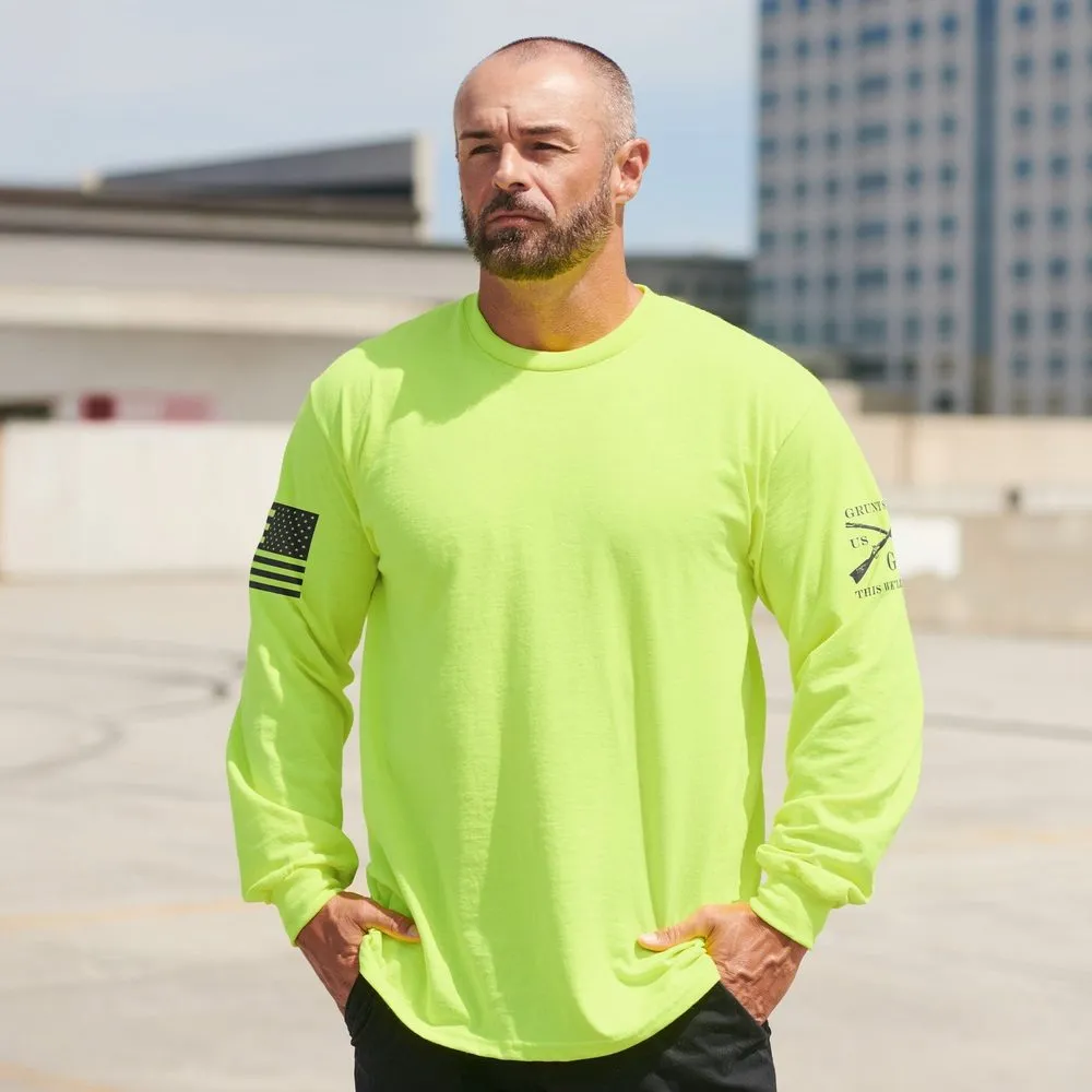 Basic Long Sleeve - Safety Green