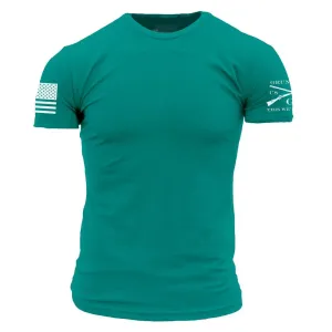 Basic T-Shirt - Heather Aqua