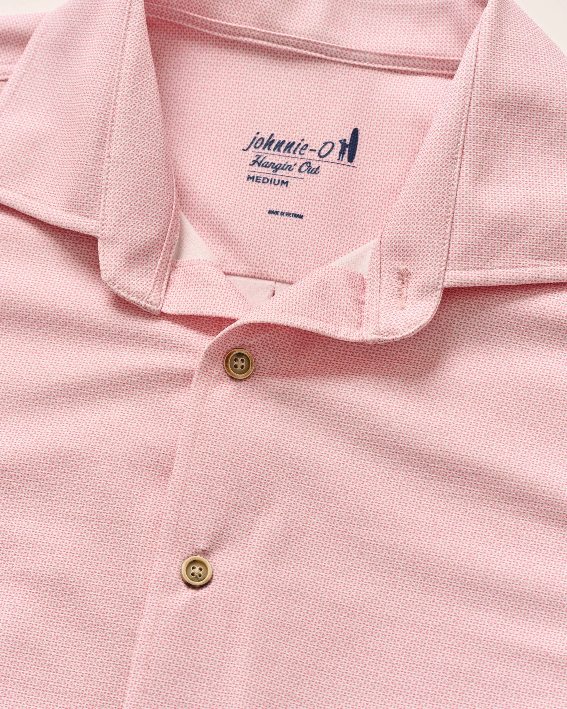 Big & Tall Short Sleeve Hangin' Out Knit Button Down Shirt - Spielman