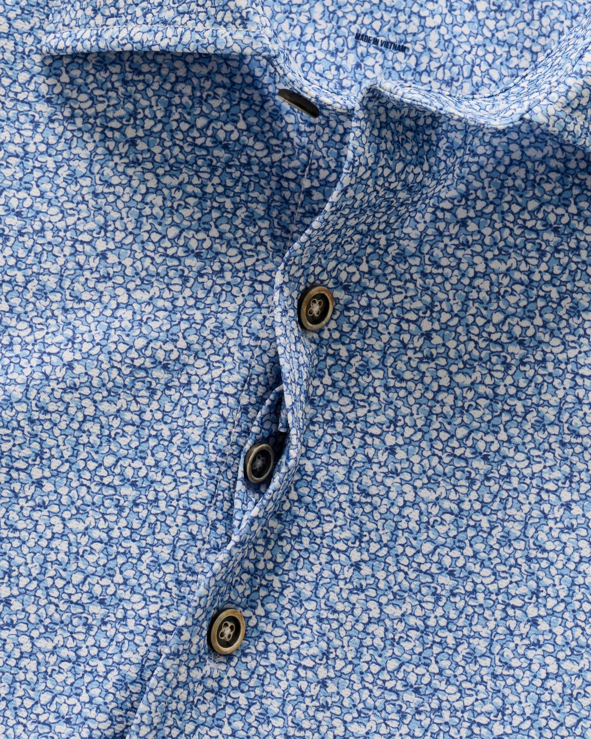 Big & Tall Short Sleeve Hangin' Out Knit Button Down Shirt - Waylan