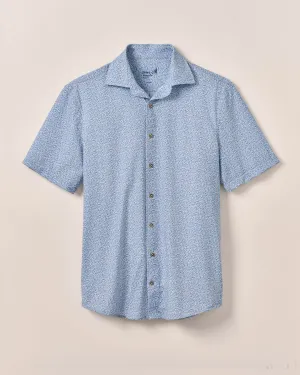 Big & Tall Short Sleeve Hangin' Out Knit Button Down Shirt - Waylan