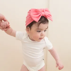 Bow Headwrap in Guava