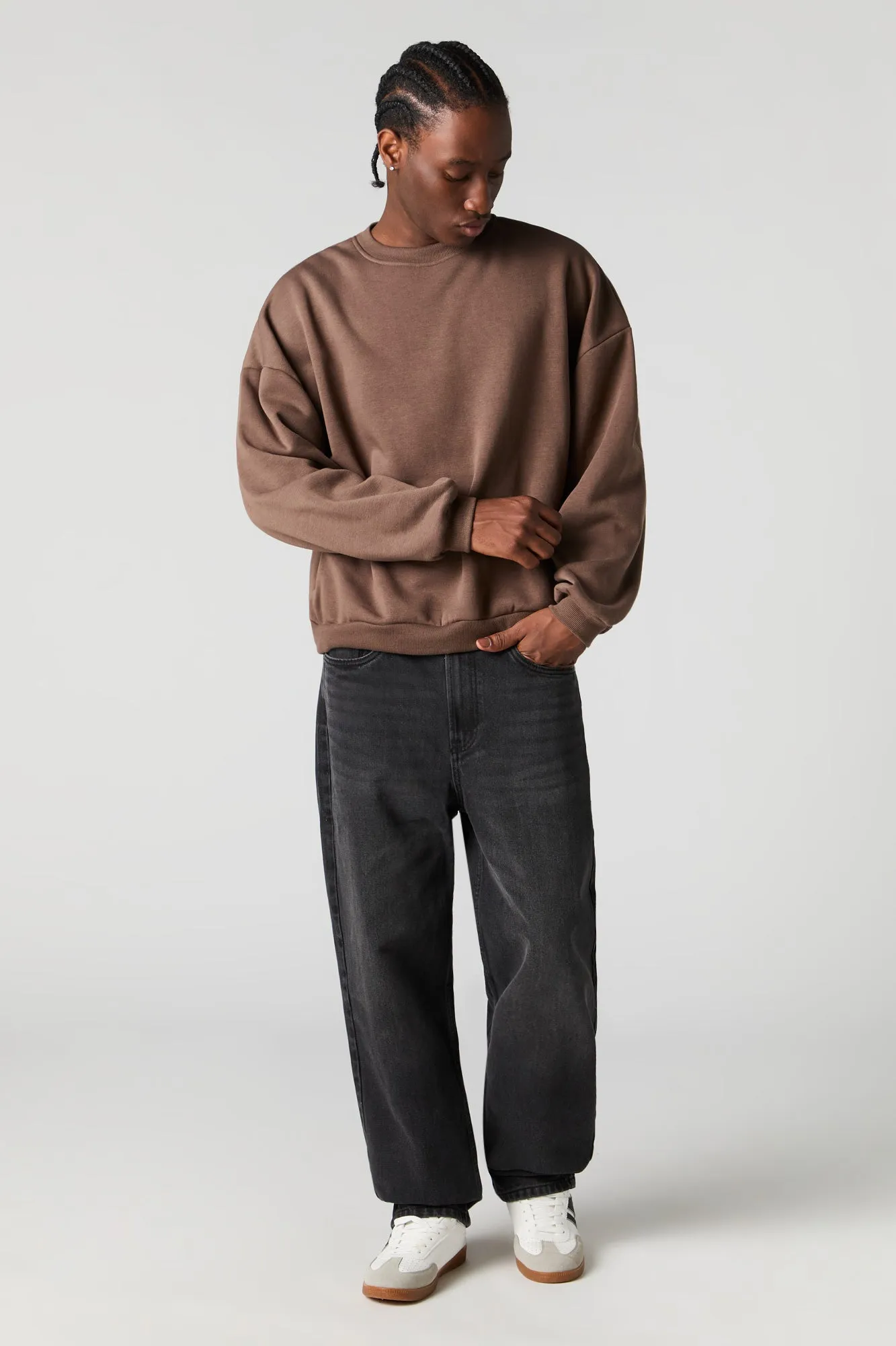 Boxy Fleece Sweatshirt