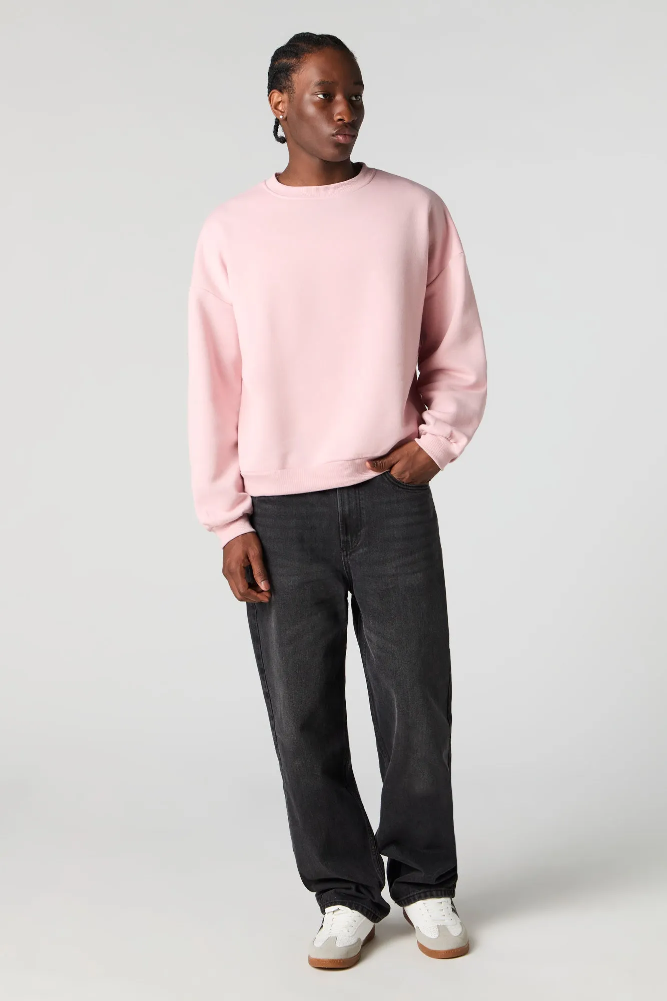 Boxy Fleece Sweatshirt