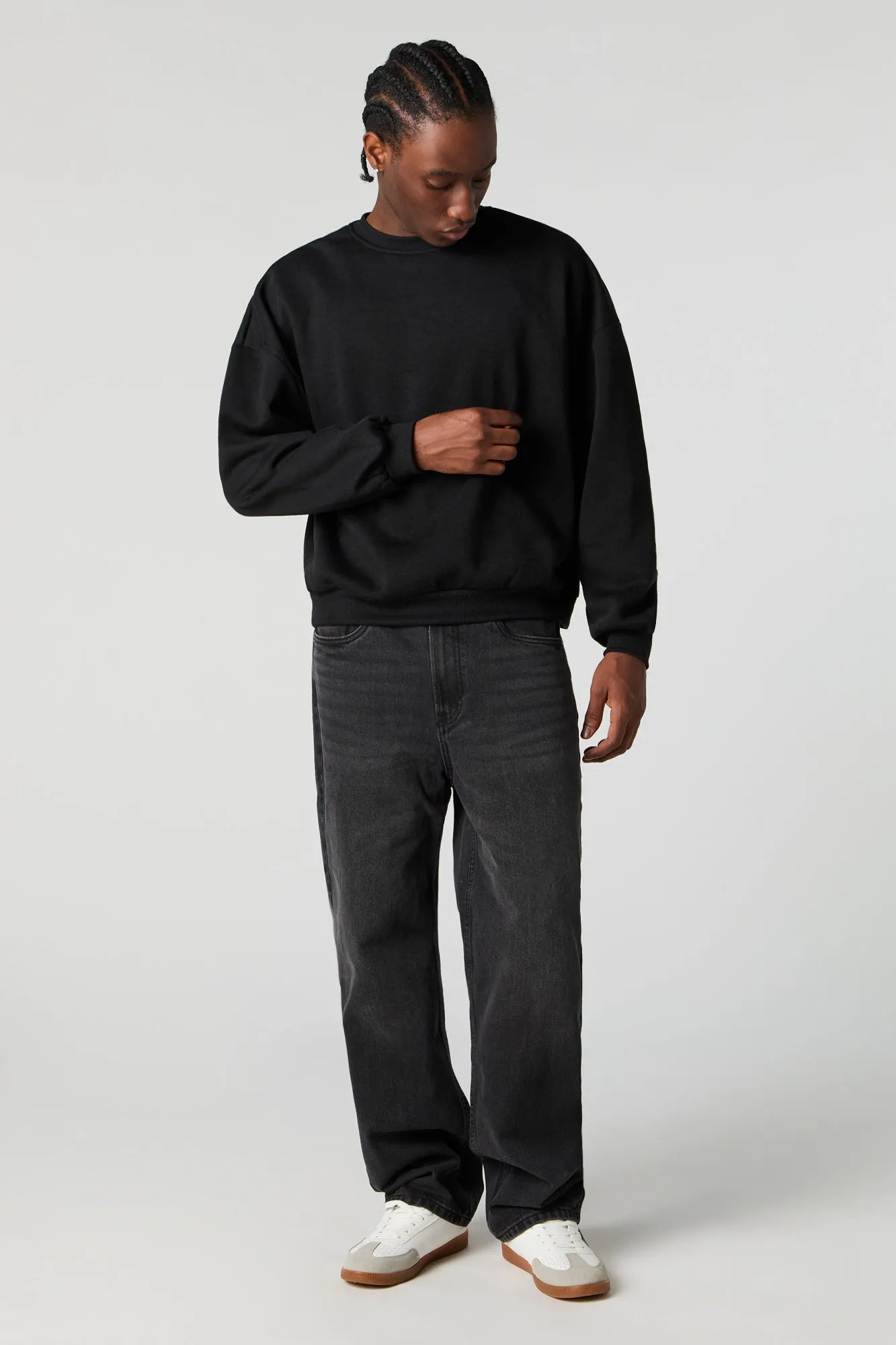 Boxy Fleece Sweatshirt