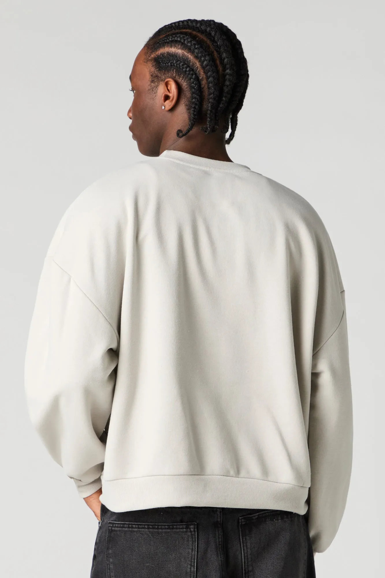Boxy Fleece Sweatshirt