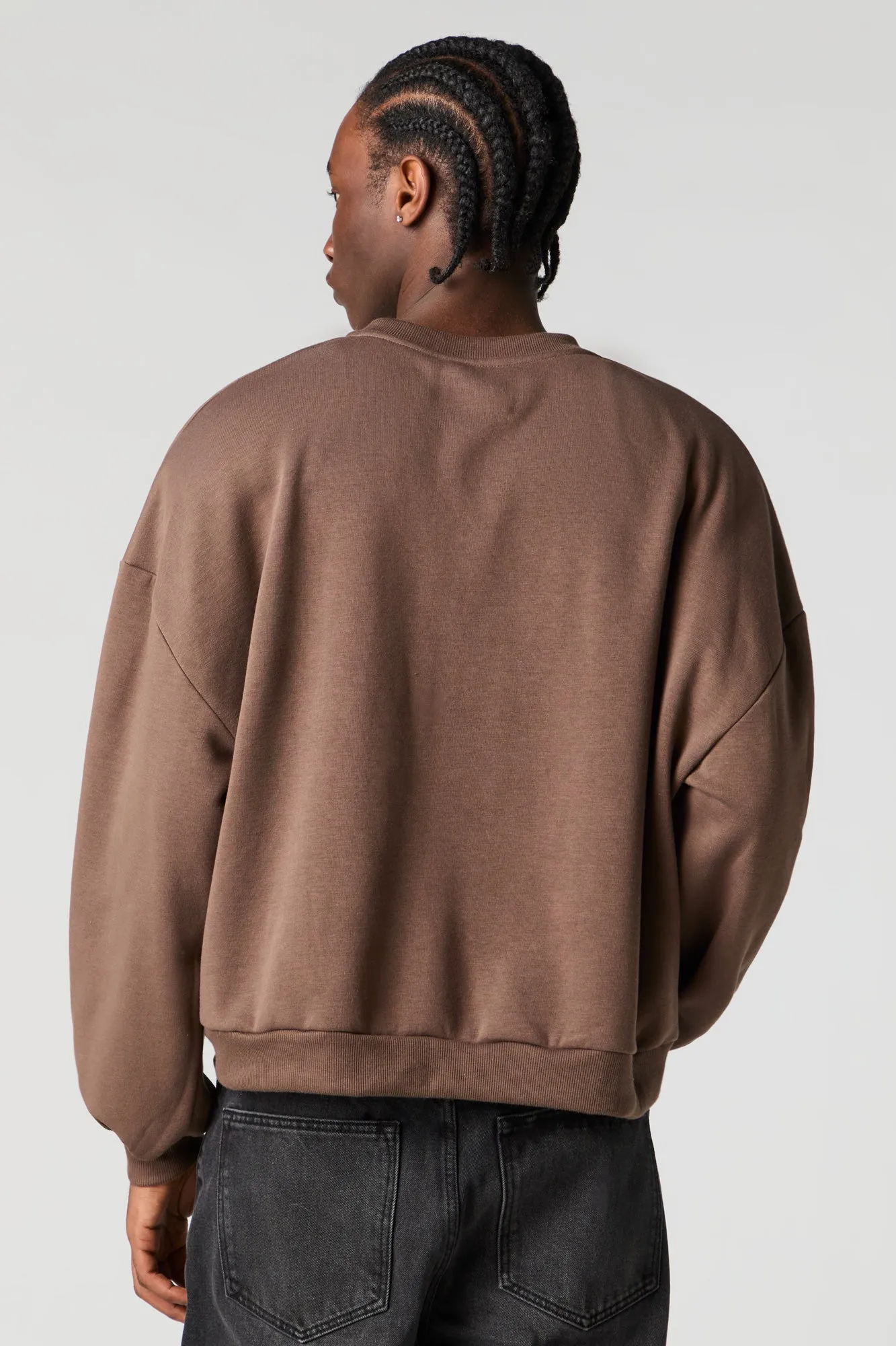 Boxy Fleece Sweatshirt