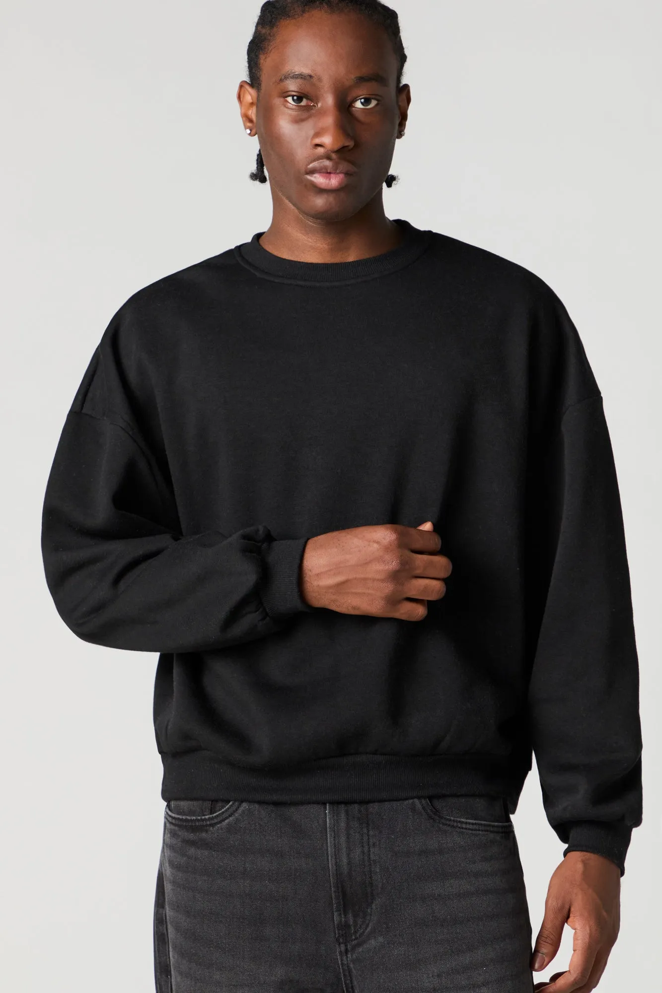 Boxy Fleece Sweatshirt