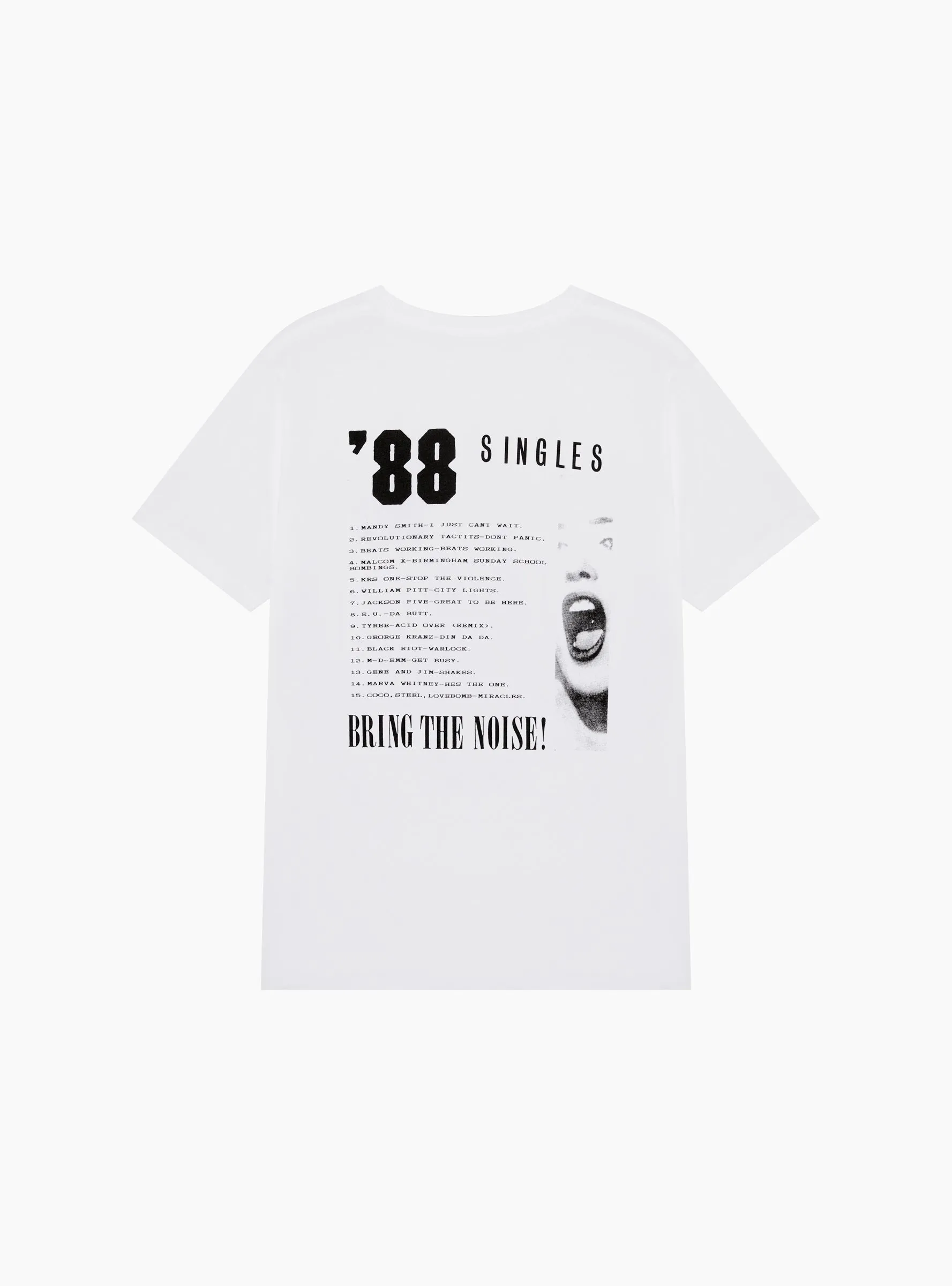 Bring the Noise Print T-Shirt White