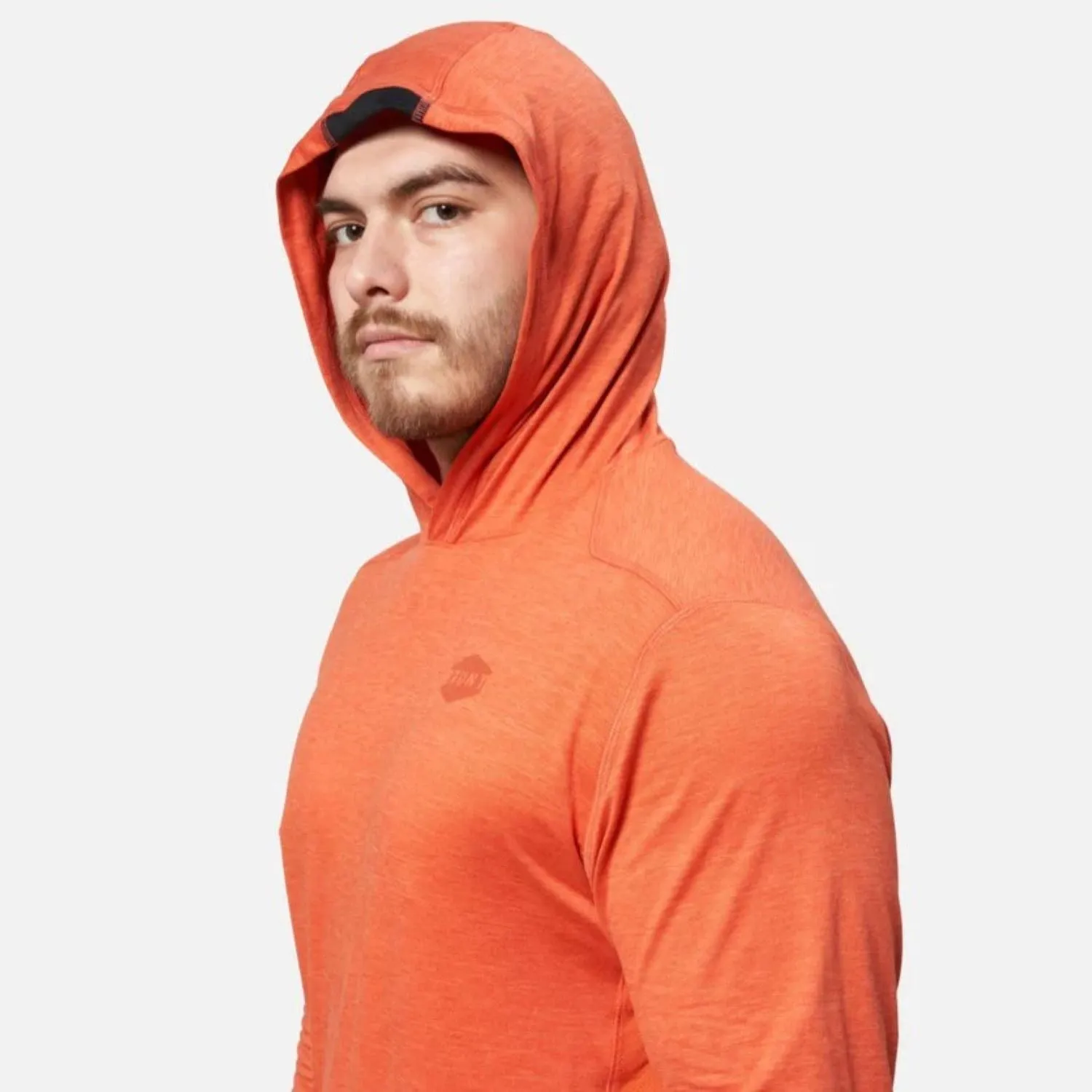 BRUNT Men's The Mckenna Tech UPF 50 Hooded Long Sleeve T-Shirt