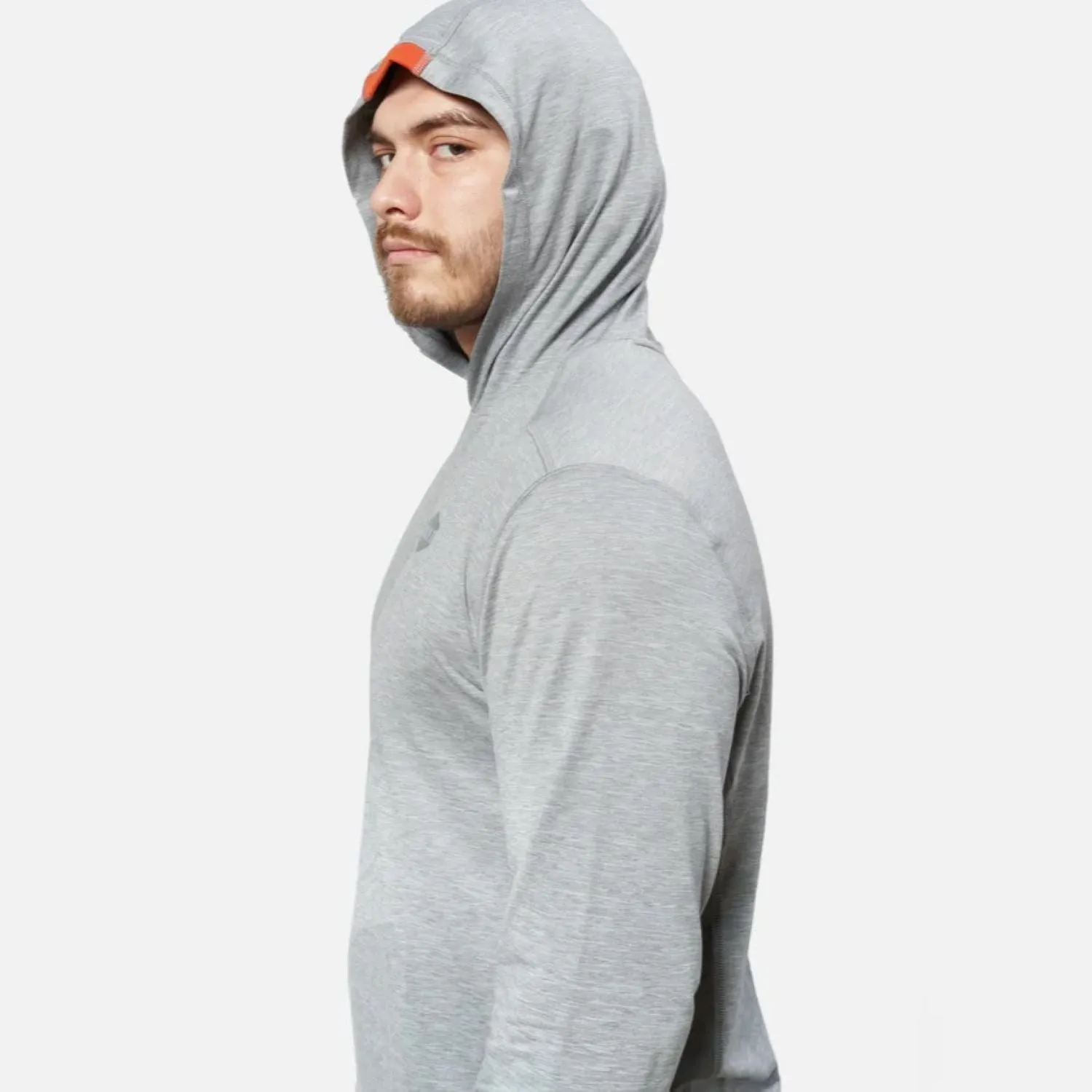 BRUNT Men's The Mckenna Tech UPF 50 Hooded Long Sleeve T-Shirt