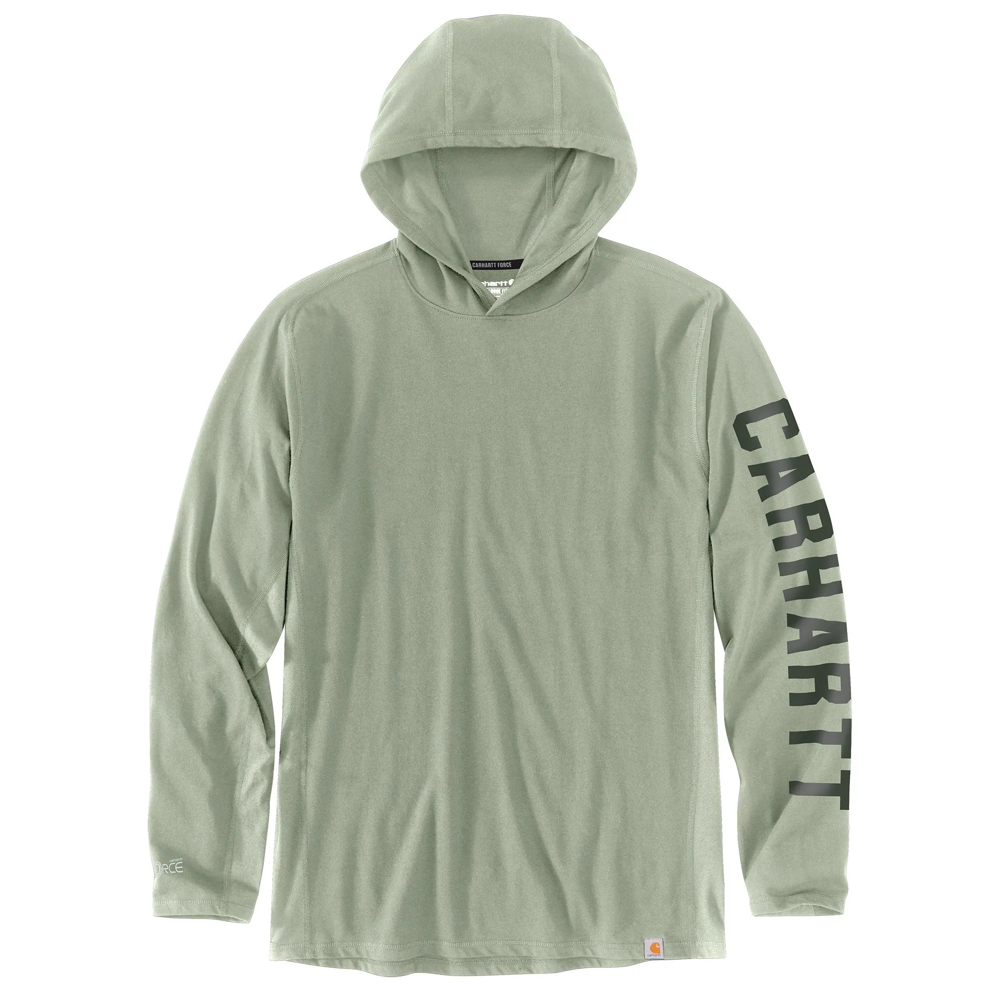 Carhartt Men's Force® Relaxed Fit Long Sleeve Logo Graphic Hooded Tee