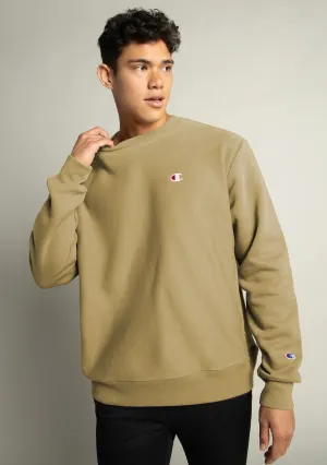 Champion Men's Reverse Weave Small C-Logo Crew