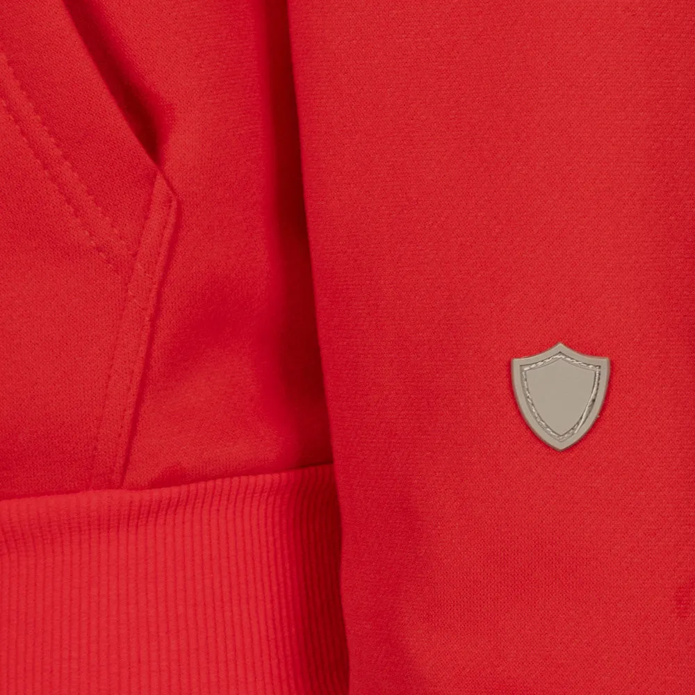 Classic Lined Hoodie | American Flag | Red