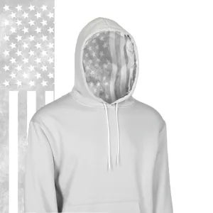 Classic Lined Hoodie | Ghost American Flag
