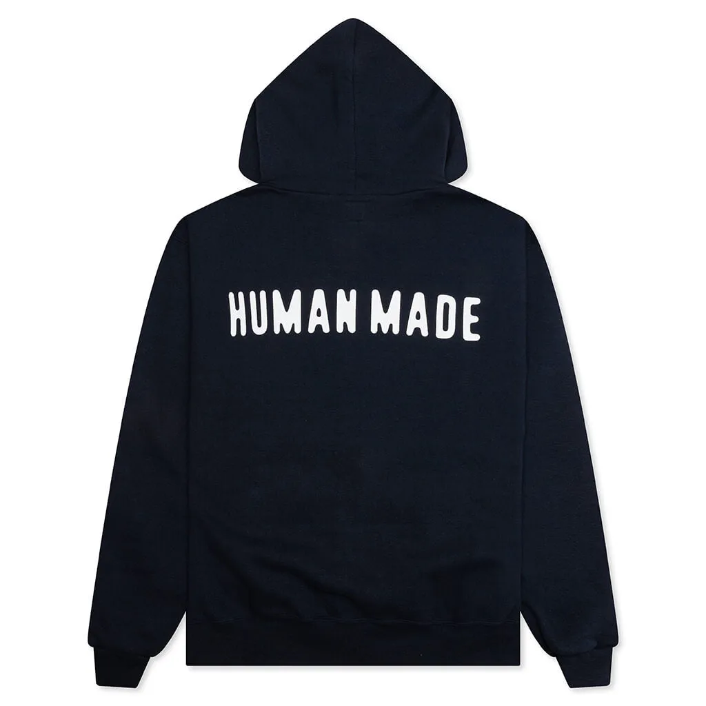 Classic Zip-Up Hoodie - Navy