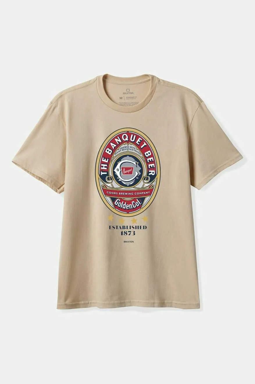 Coors Start Your Legacy Banquet S/S Standard T-Shirt - Cream