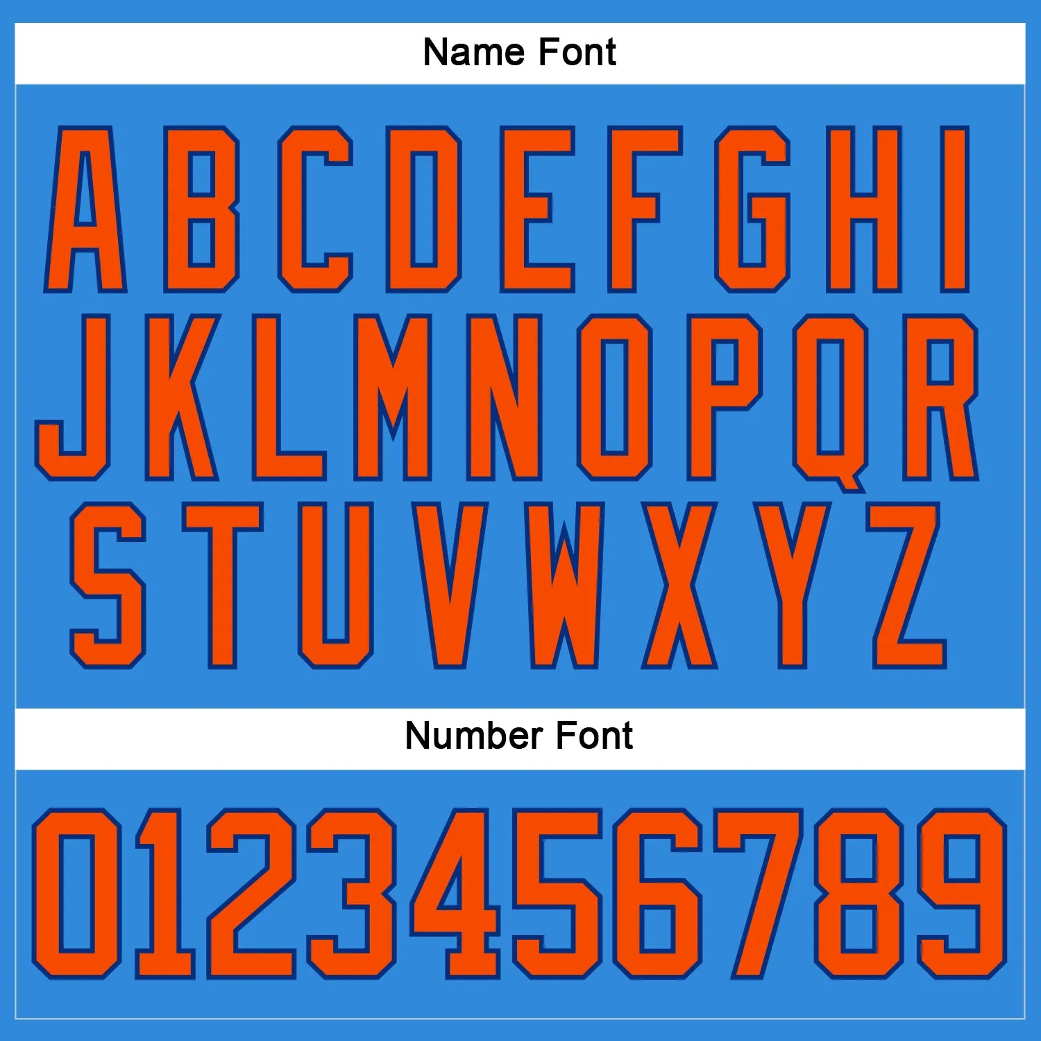 Custom Sky Blue Orange-Royal Hockey Lace Neck Jersey
