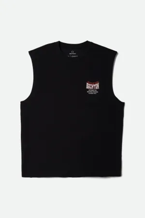 Division Muscle Tank Top - Black