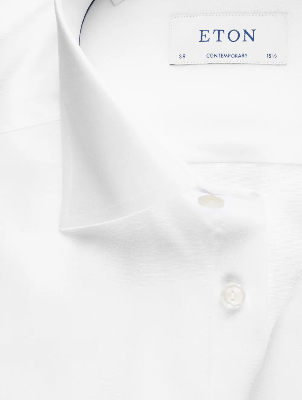Double Cuff Contemporary Fit Shirt White