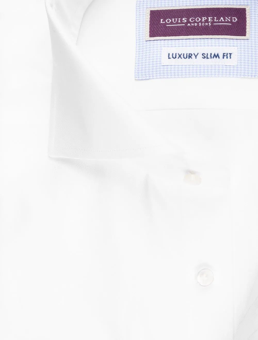 Double Cuff Slim Fit Shirt White