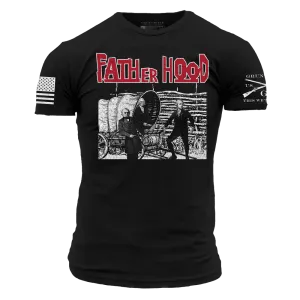 Father Hood T-Shirt - Black