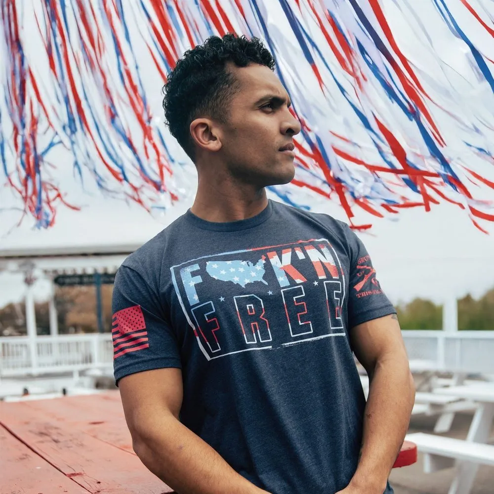 F*ck'n Free T-Shirt - Midnight Navy