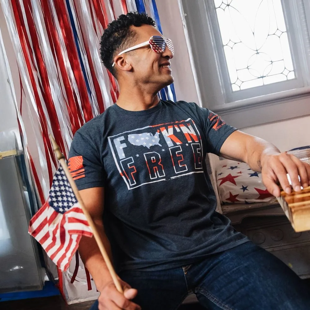 F*ck'n Free T-Shirt - Midnight Navy