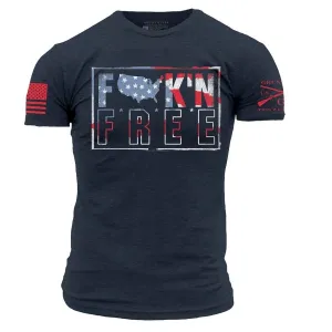 F*ck'n Free T-Shirt - Midnight Navy