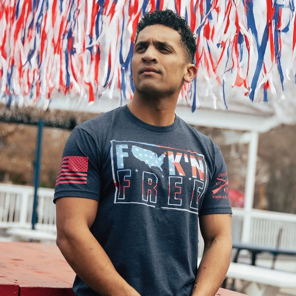 F*ck'n Free T-Shirt - Midnight Navy