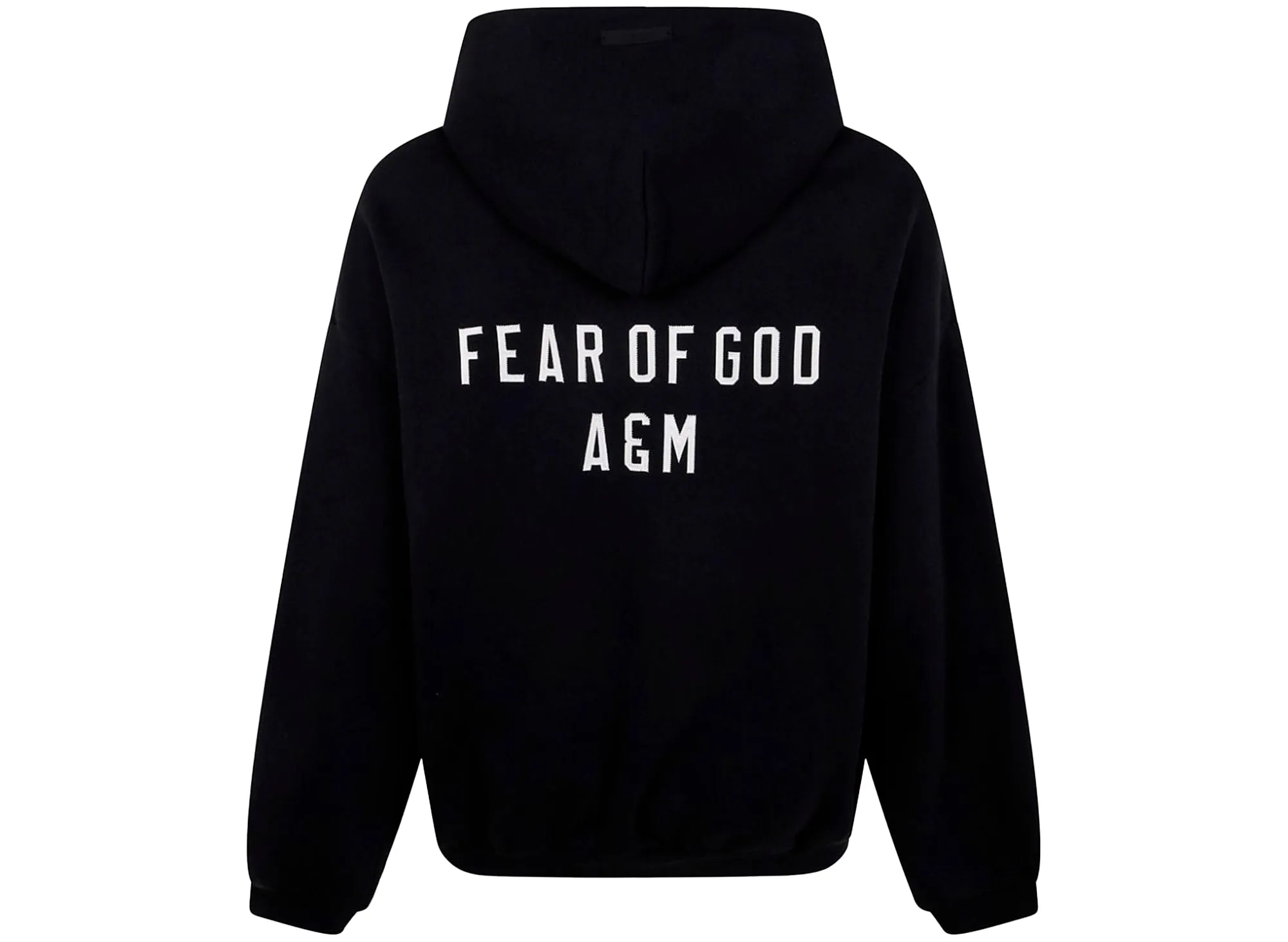 Fear of God Essentials Heavy Fleece Full Zip Hoodie in Black