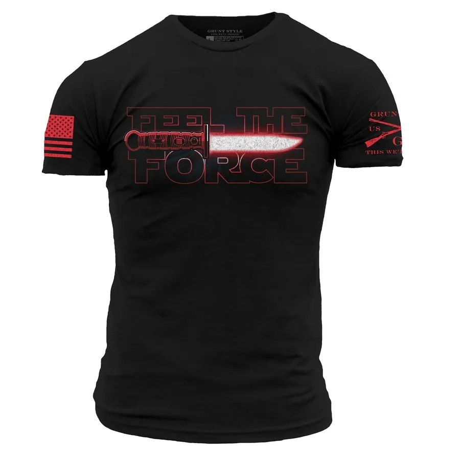 Feel The Red Force T-Shirt - Black