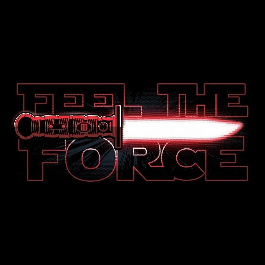 Feel The Red Force T-Shirt - Black
