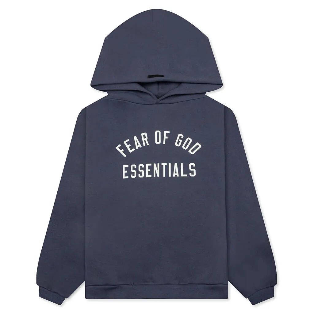 Fleece Hoodie - Marine
