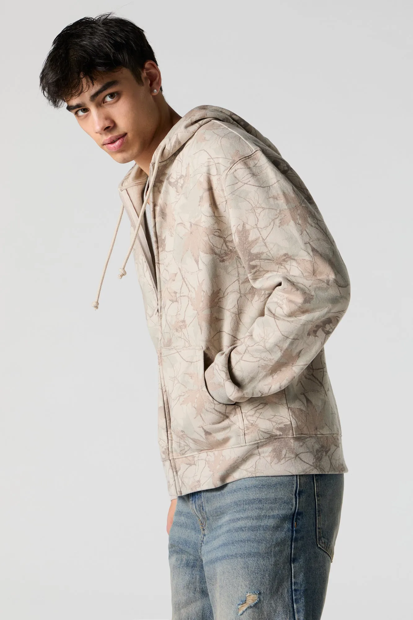 Fleece Zip-Up Hoodie