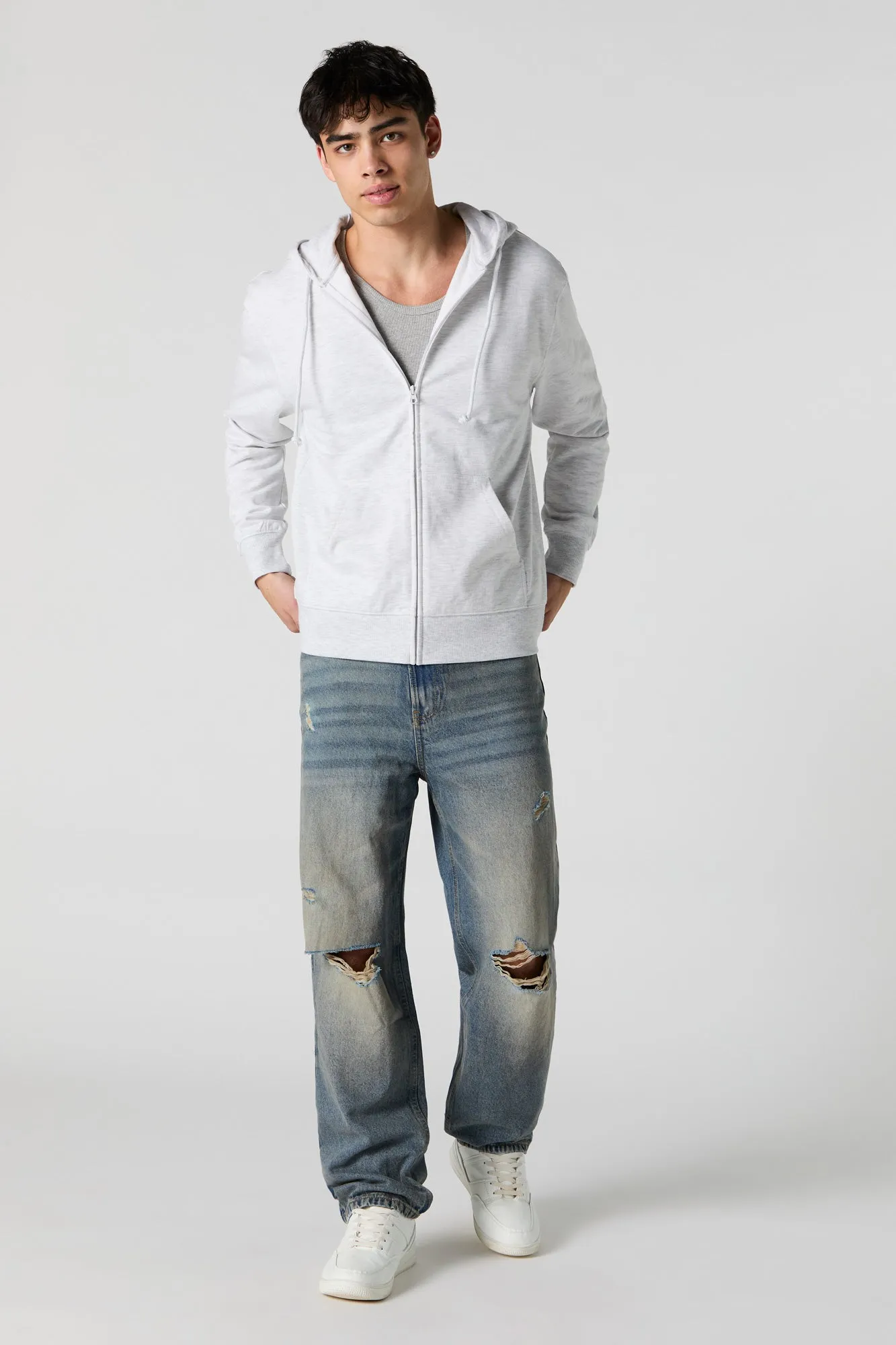 Fleece Zip-Up Hoodie
