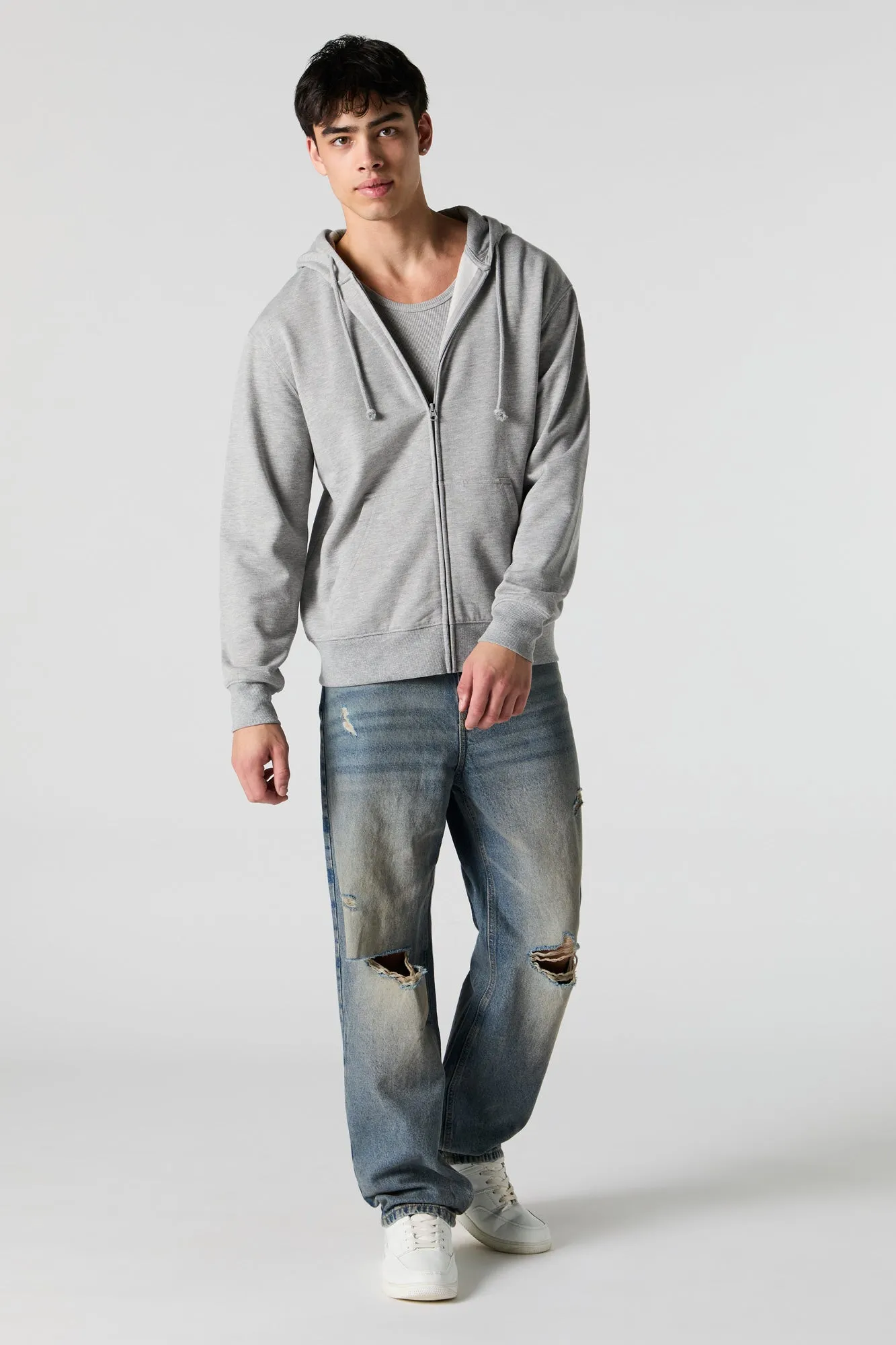 Fleece Zip-Up Hoodie