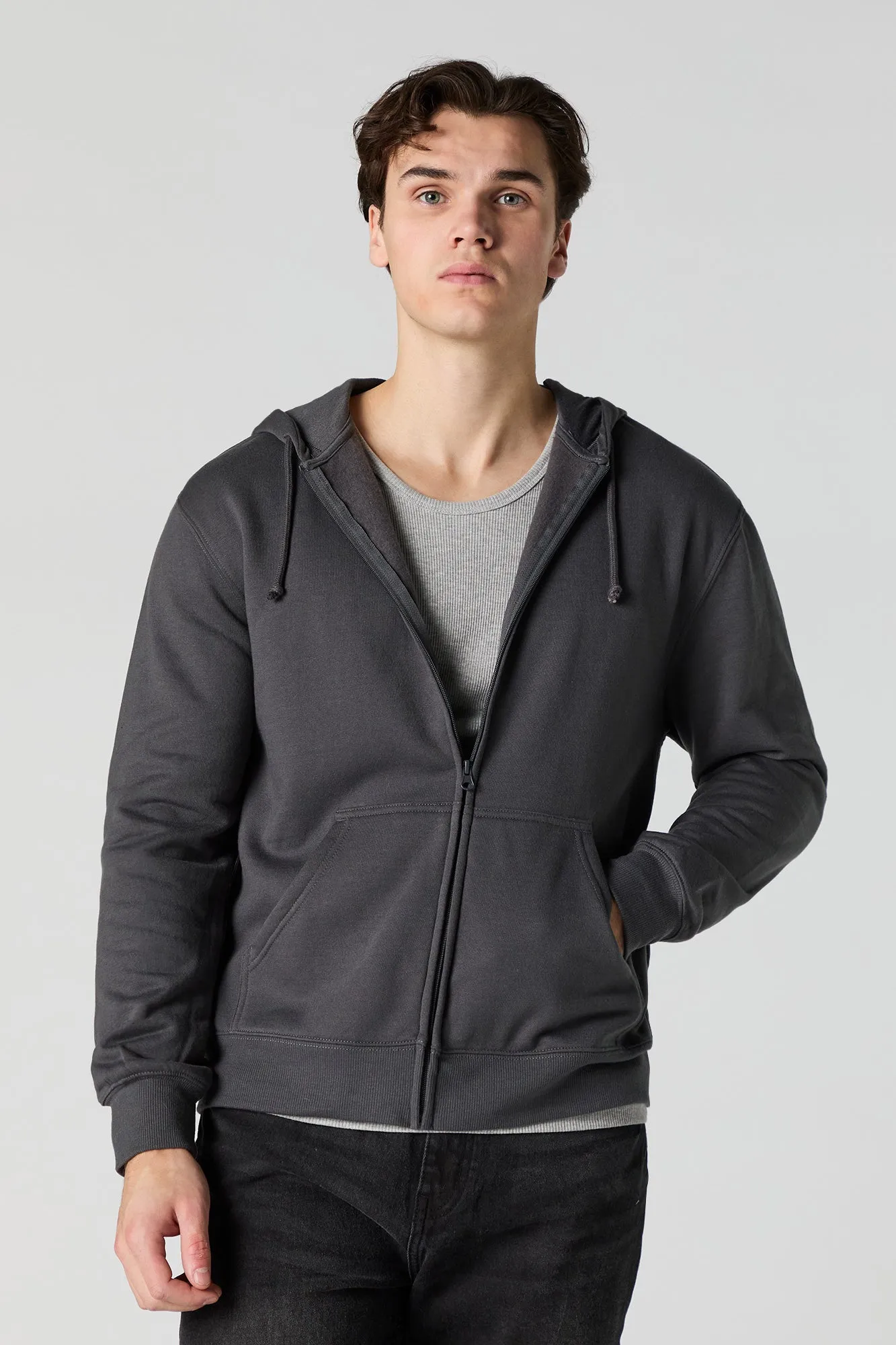 Fleece Zip-Up Hoodie