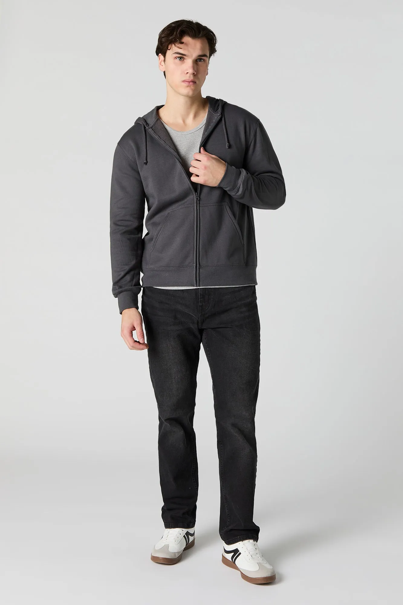 Fleece Zip-Up Hoodie